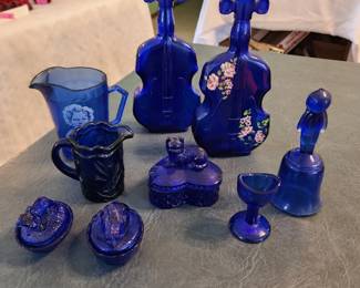 Cobalt blue glass