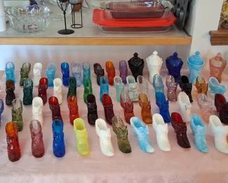 Fenton Glass Shoes