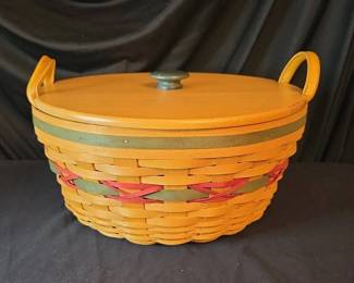 Longaberger 1999 Holiday Hostess Pinecone Basket