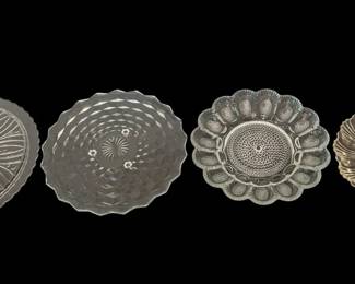 Anchor Hocking, Fostoria  Indiana Glass Plates