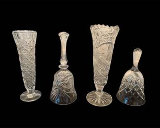 Echt Bleikristall, Hofbauer  Royal Doulton Crystal Bells  Vases