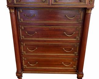 a6 Drawer Louis XVI Style Chest Of Drawers