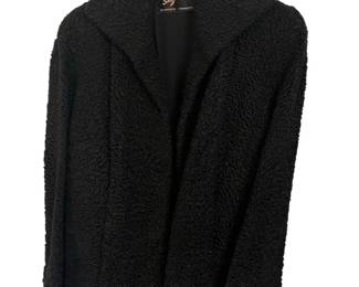 Vintage Womens Black Salzmans Coat