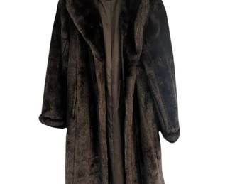 Large Black Fur Coat