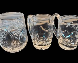 Vintage Waterford Creamer Pitchers And Tankard