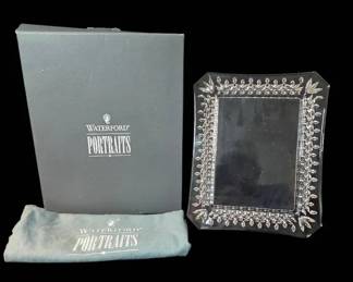 Authentic Waterford Crystal Portraits Picture Frame  NIB