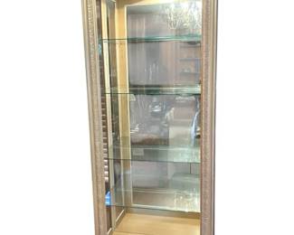 009 Pulaski Style IvoryBirch Color Curio Cabinet