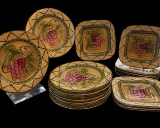 Studio II By Culinary Arts Dinner  Luncheon Plates