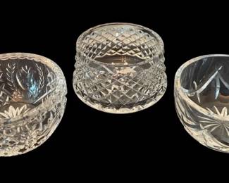 Vintage Waterford Crystal Sugar Bowls