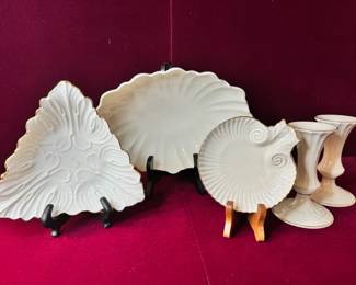 Vintage Set Of Ivory Colored Lenox China Dishes