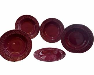 a5 American Atelier Seville 5243RedPurple Bowls