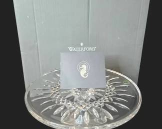 Waterford Crystal Lismore 11 Footed Cake Plate Stand