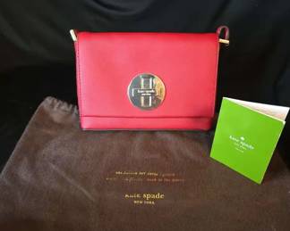 New Kate Spade Red Cross Bag