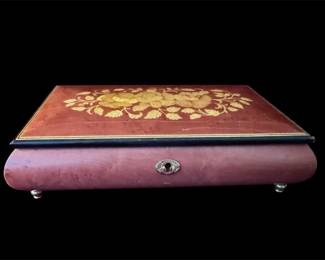 Vintage Italian Musical Jewelry Box