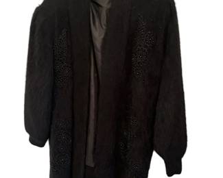 Black Womens Fur Coat