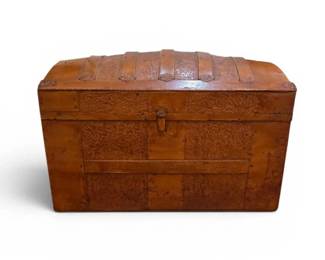 Rustic 19th Century Wooden Blanket Chest
