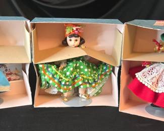Madame Alexander Dolls India, Brazil, Switzerland