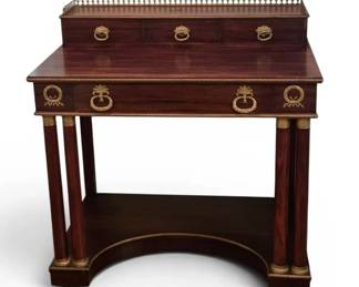 007 French Louis XVI Style Rolling Desk