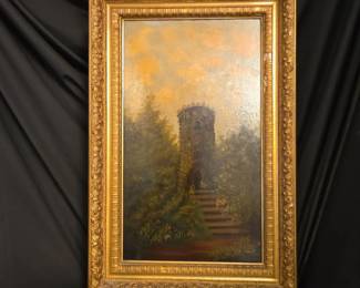 008 Framed Art  Antique Casket Trinket Box