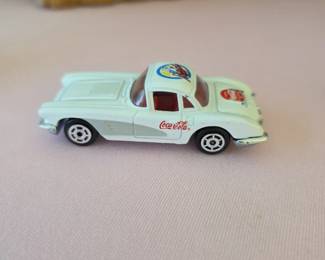 AI Overview +2 This is a Majorette Coca-Cola 1958 Chevrolet Corvette