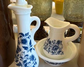 Avon milk glass
