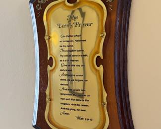 The lord's prayer, home interiors