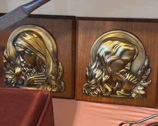 Religious wall plaque