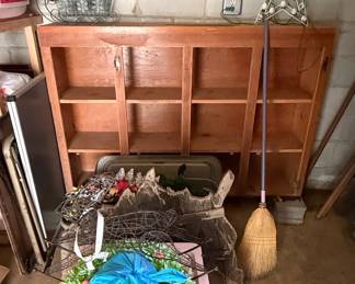 Vintage Wooden Cubby Storage Unit