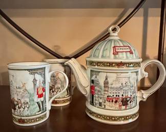 James Sadler "Horseguards" London Heritage Collection Teapot and Mug Set