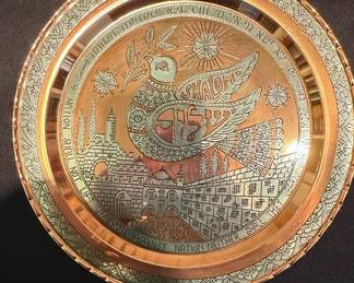 David Miro "Shalom" Peace Dove Plate