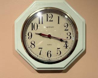 Ingraham Octagonal Wall Clock