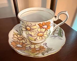 Royal Albert "Flower of the Month Series - April Daisy" Bone China Teacup and Saucer