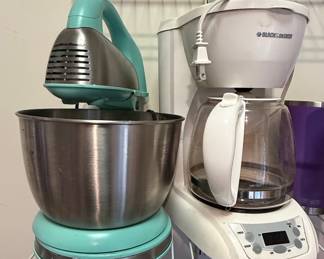 Hamilton Beach 7-Speed Stand Mixer and Black & Decker 12-Cup Programmable Coffee Maker