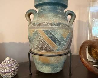 River Junction Pottery Works Southwest Style Vase