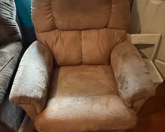 La-Z-Boy Rocking Recliner (Beige Microfiber)