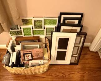 Assorted Picture Frame Lot with Pandigital Digital Photo Frame