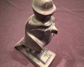 Anthropomorphic Bird Stone Sculpture