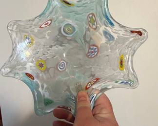 Murano Millefiori Starfish Bowl
