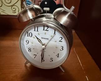 Sharp SPC800 Twin Bell Quartz Alarm Clock