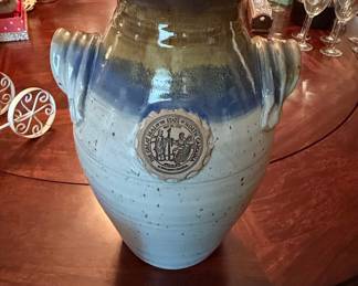 North Carolina State Commemorative Stoneware Vase
