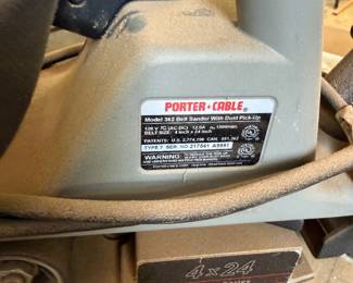 Porter-Cable Model 362 belt sander