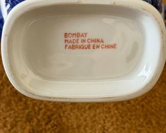Vintage Bombay Company porcelain Set, many pieces throughout the house