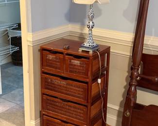 4-Drawer Storage Unit, bombay table lamp