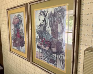 Set Of 2 Lawrence Reiter Framed Prints