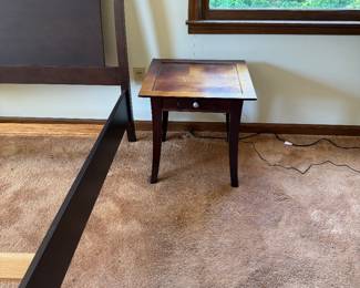 Bed frame and side tables
