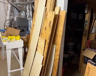Materials for woodworking, craft projects, hobby