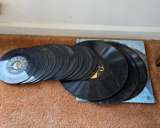 Various vinyl records