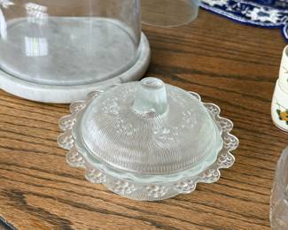 vintage lidded candy dish