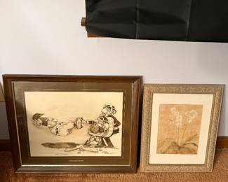 Wall Art, "Stealing Home" by Gary Patterson, Orchid Framed Print