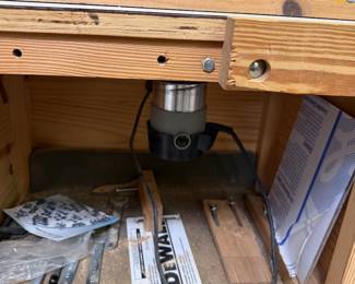 homemade woodworking router table